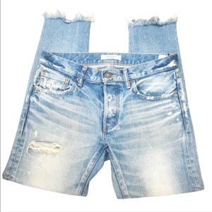 Moussy Light Blue High Rise Women Jeans